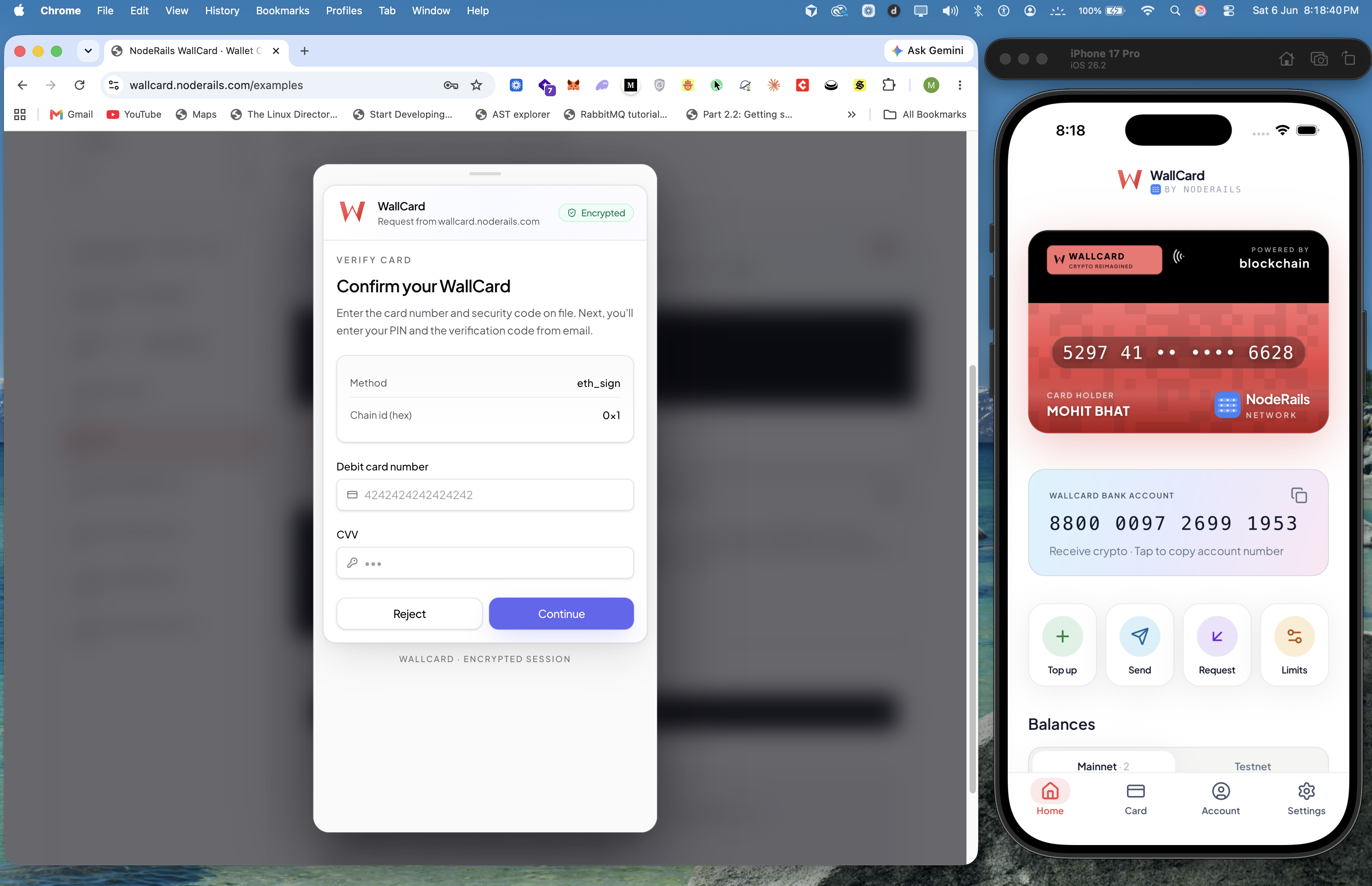 NodeRails payment links